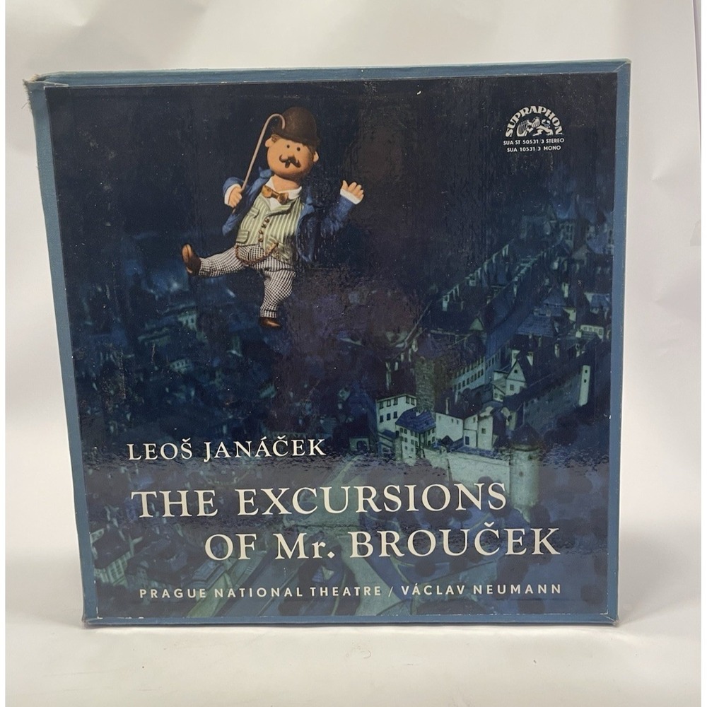 JANACEK-THE EXCURSIONS OF MR. BROUCEK-ORIGINAL SUPRAPHON 3-LP BOX SET-USED-CZECH